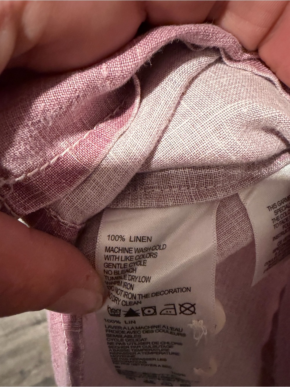 Tommy Bahama Short-Sleeve Button-Down Shirt in Dusty Pink - Picture 8 of 9